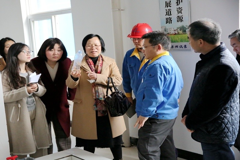 2019年3月8日，，，时任浙江省水利厅水资源治理处副调研员沈仁英莅临永利集团88304官网调研领导
